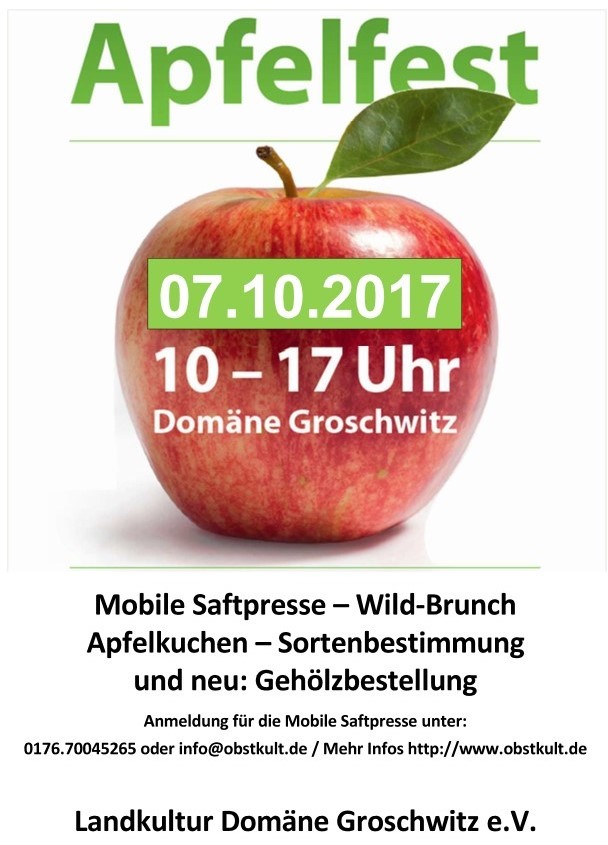 Groschwitzer Apfelfest 2017