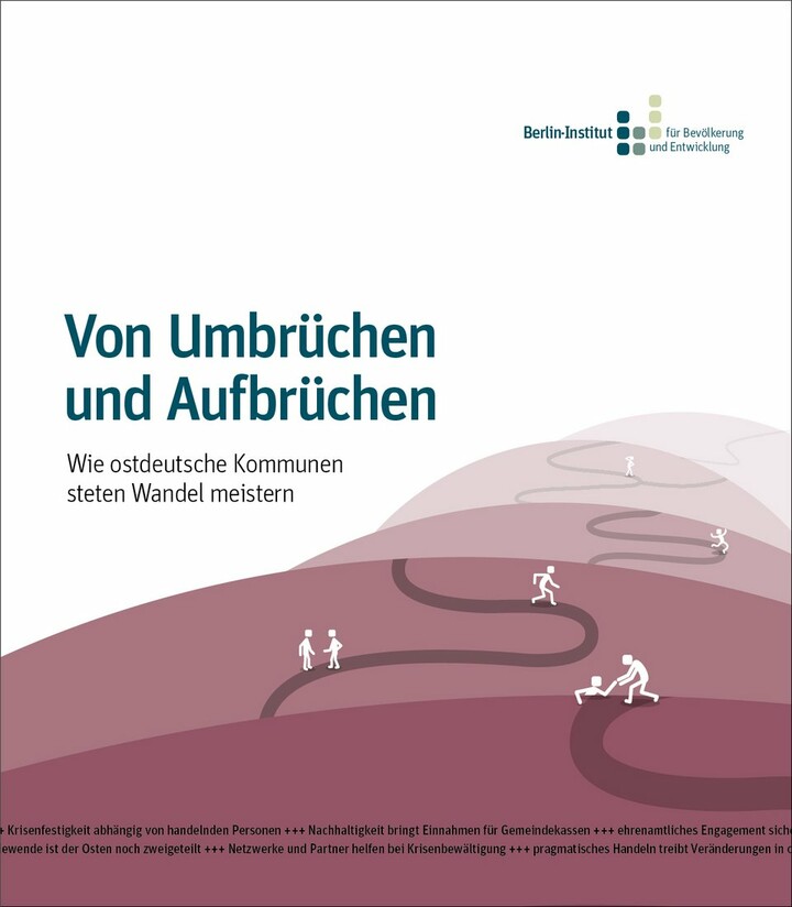 Deckblatt der Studie 'Von Umbrüchen und Aufbrüchen' / Berlin-Institut / Oktober 2021